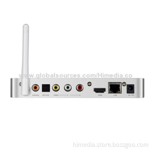 Android-based TV Set-top Box with 3D BD-ISO, XBMC, AirPlay, DLNA, Miracast and Full 7.1 HD Audio
